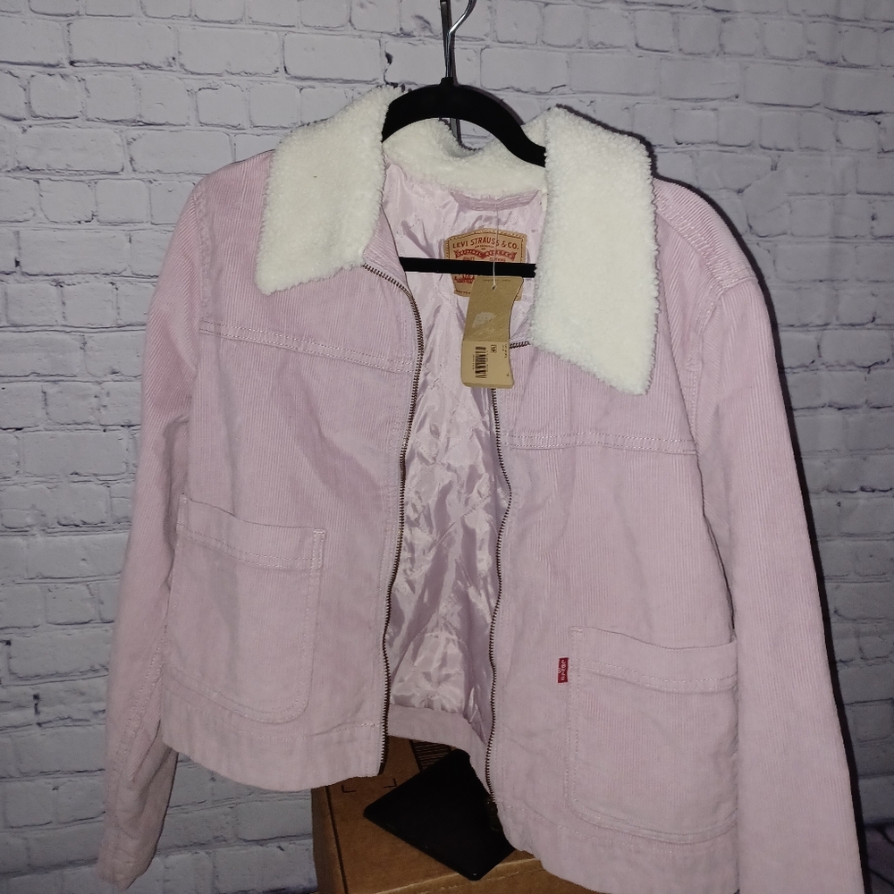 Levi's Women's Pink Corduroy Jacket